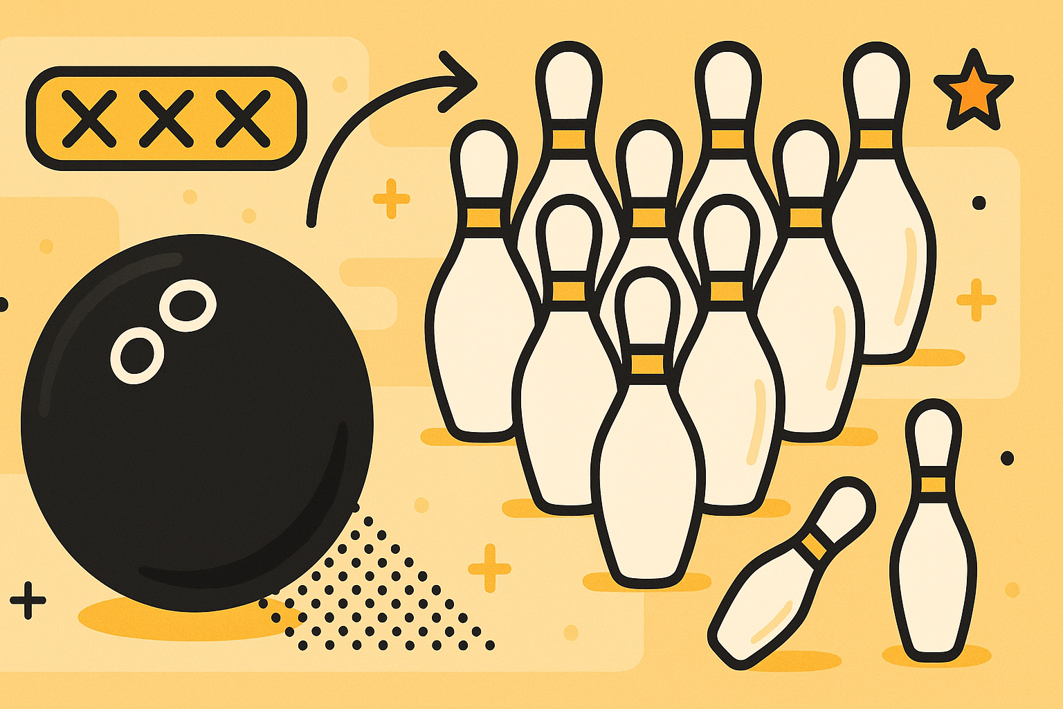 bowling pin formations